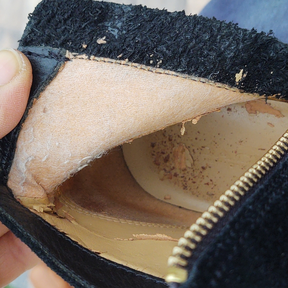 Coach Mystic Leather Wedge Booties sz 8.5 women's - Picture 14 of 16